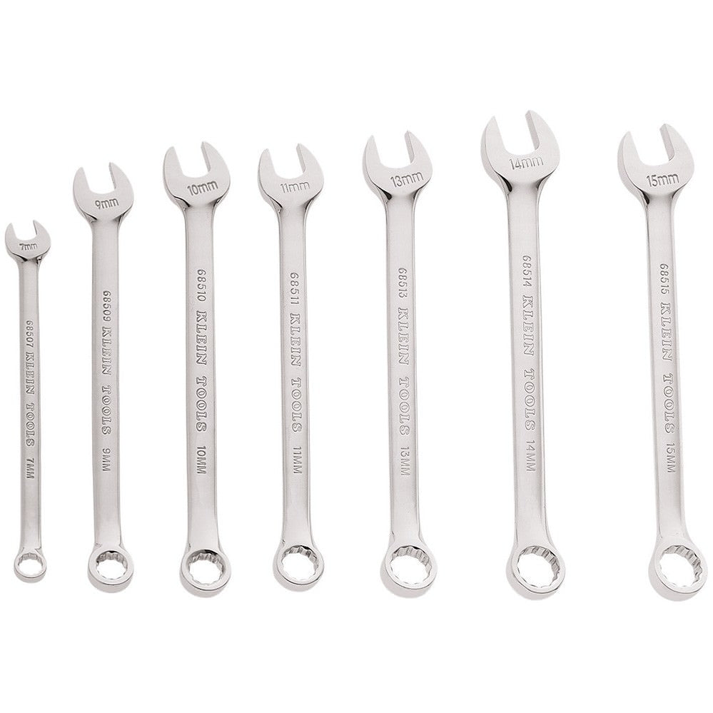 Klein 68500 7-Piece Metric Combination Wrench Set