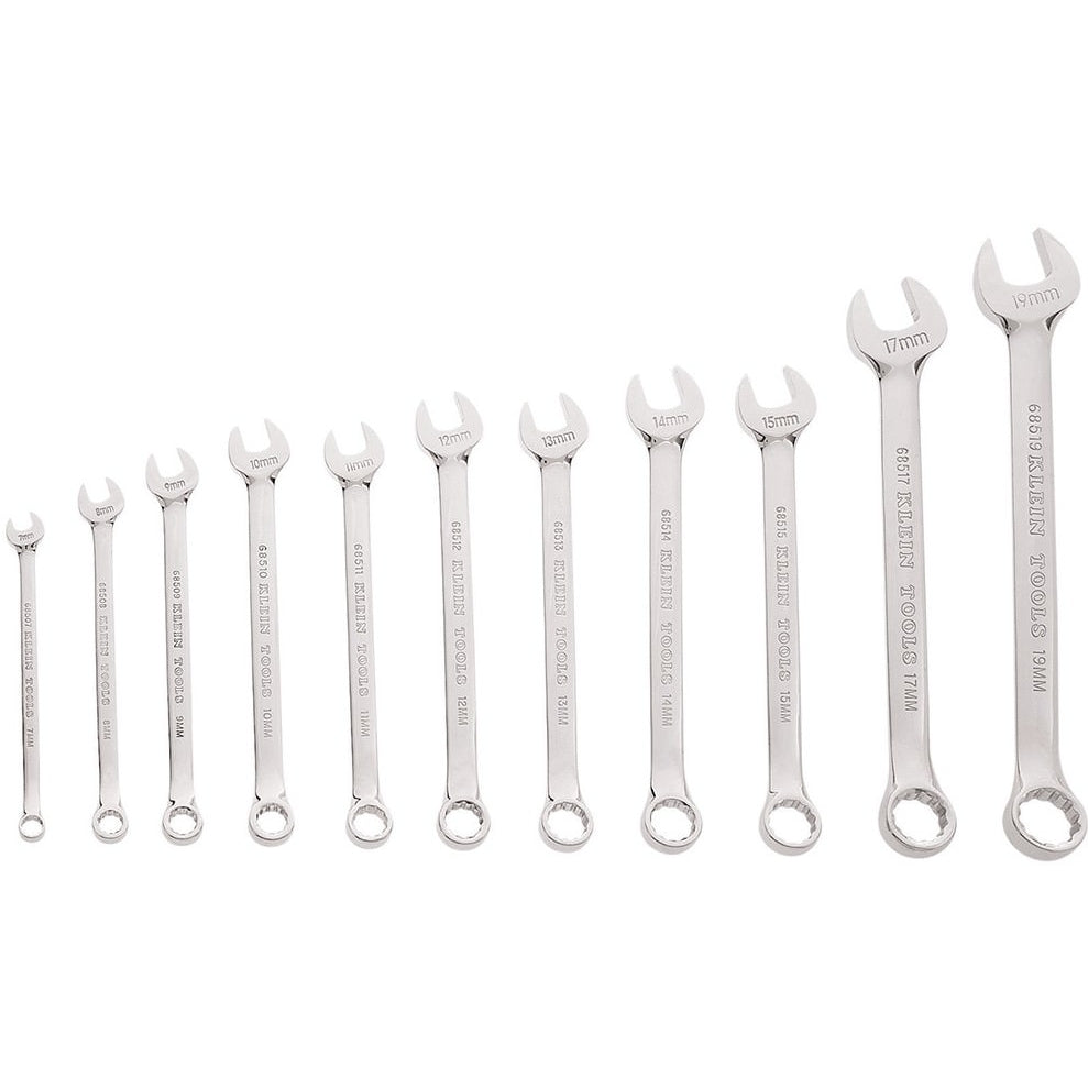 Klein 68502 11-Piece Metric Combination Wrench Set