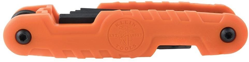 Klein 70550 Pro Folding Hex Key Set, 11 Fractional Inch-Sized Keys