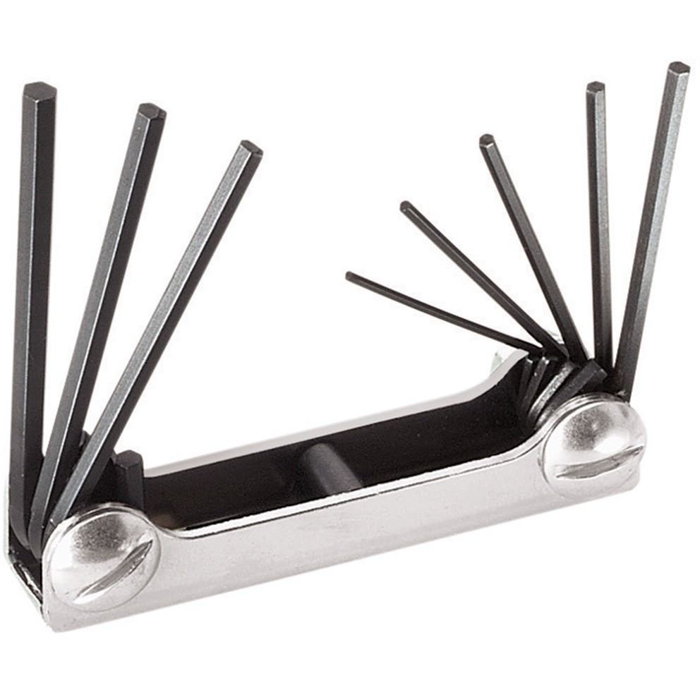 Klein 70581 Eight-Key Inch Folding Hex-Key Set