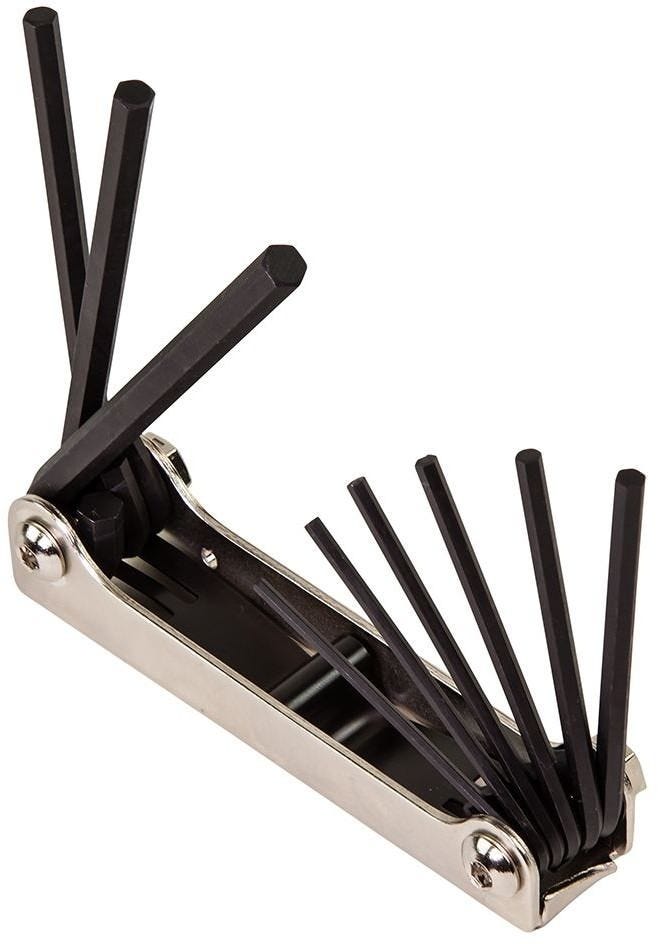 Klein 70591 Nine-Key Folding Hex Key Set, Inch Sizes
