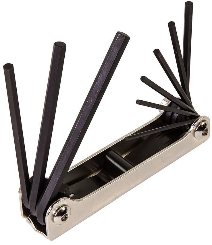 Klein 70591 Nine-Key Folding Hex Key Set, Inch Sizes