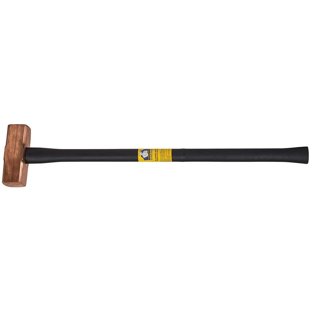 Klein 7HCFRH14 Copper Hammer - Fiberglass Rubber Grip Handle - 14 lbs.