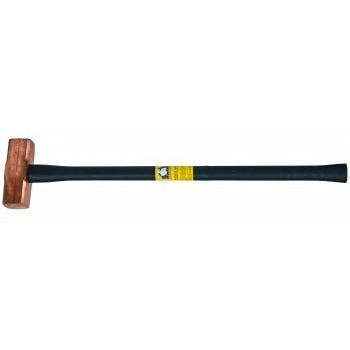 Klein 7HCFRH28 Copper Hammer - Fiberglass Rubber Grip Handle - 28 lbs.