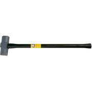 Klein 7HSNFRH14 Normalized Sledge Hammer - Pinned Fiberglass Rubber Grip Handle - 14 lb