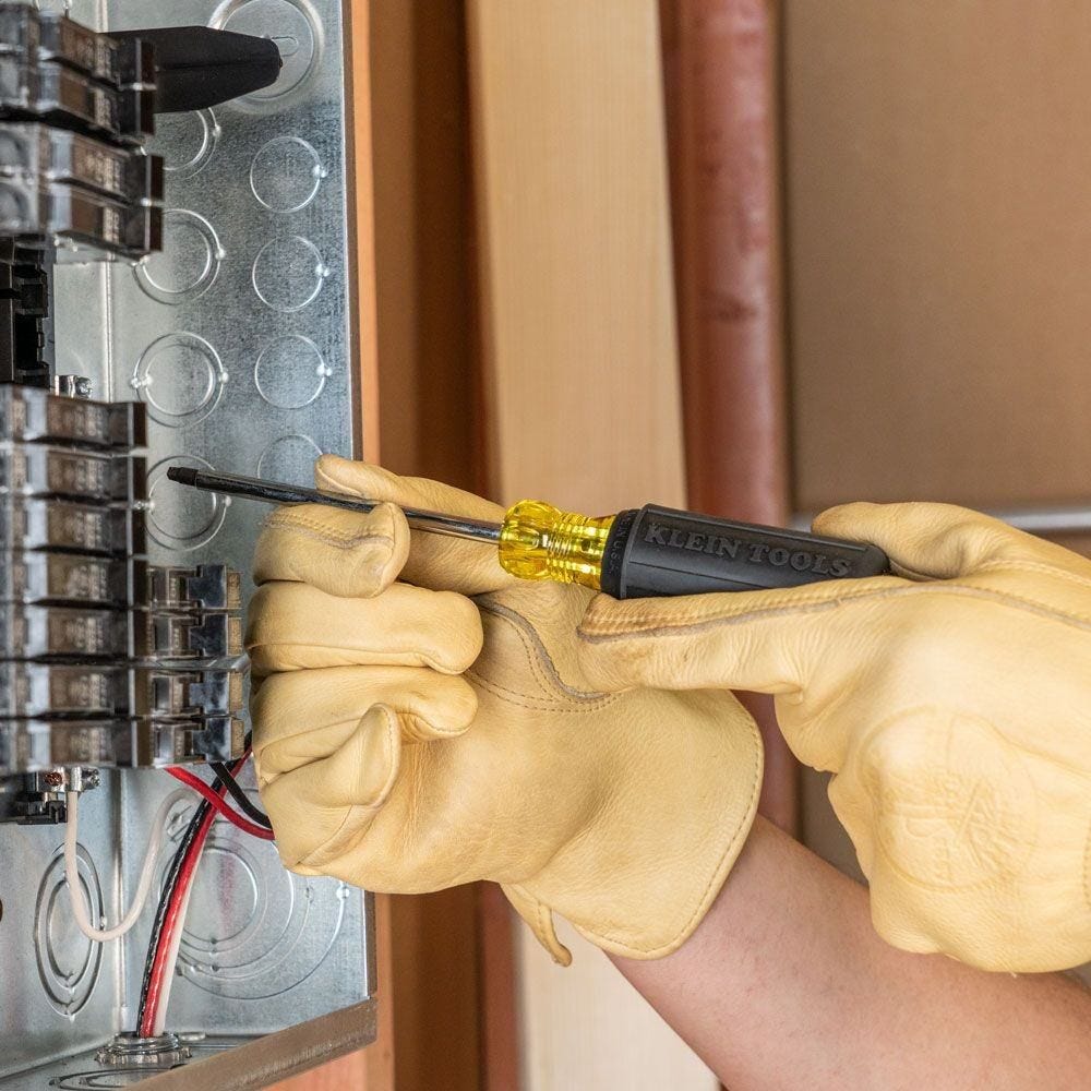 Klein 85664 Screwdriver Set, Square Recess, 4-Piece