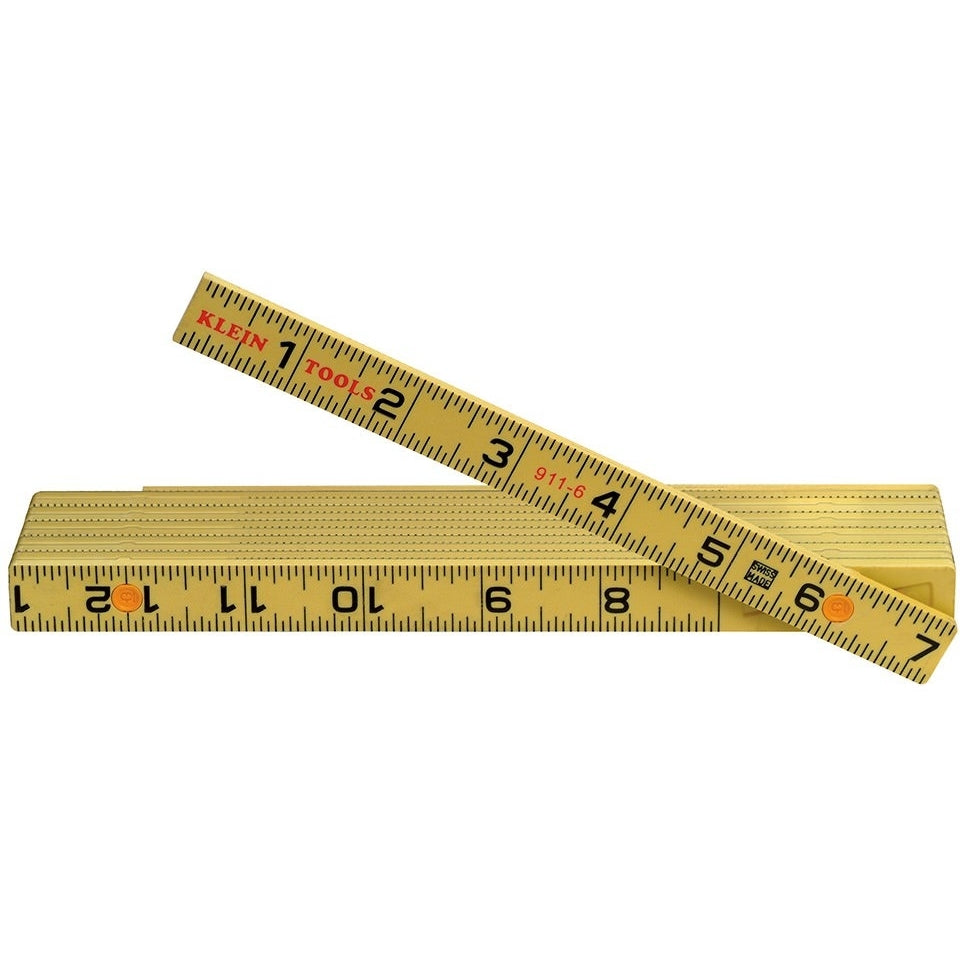 Klein 911-6 Fiberglass Folding Rules - Outside Reading