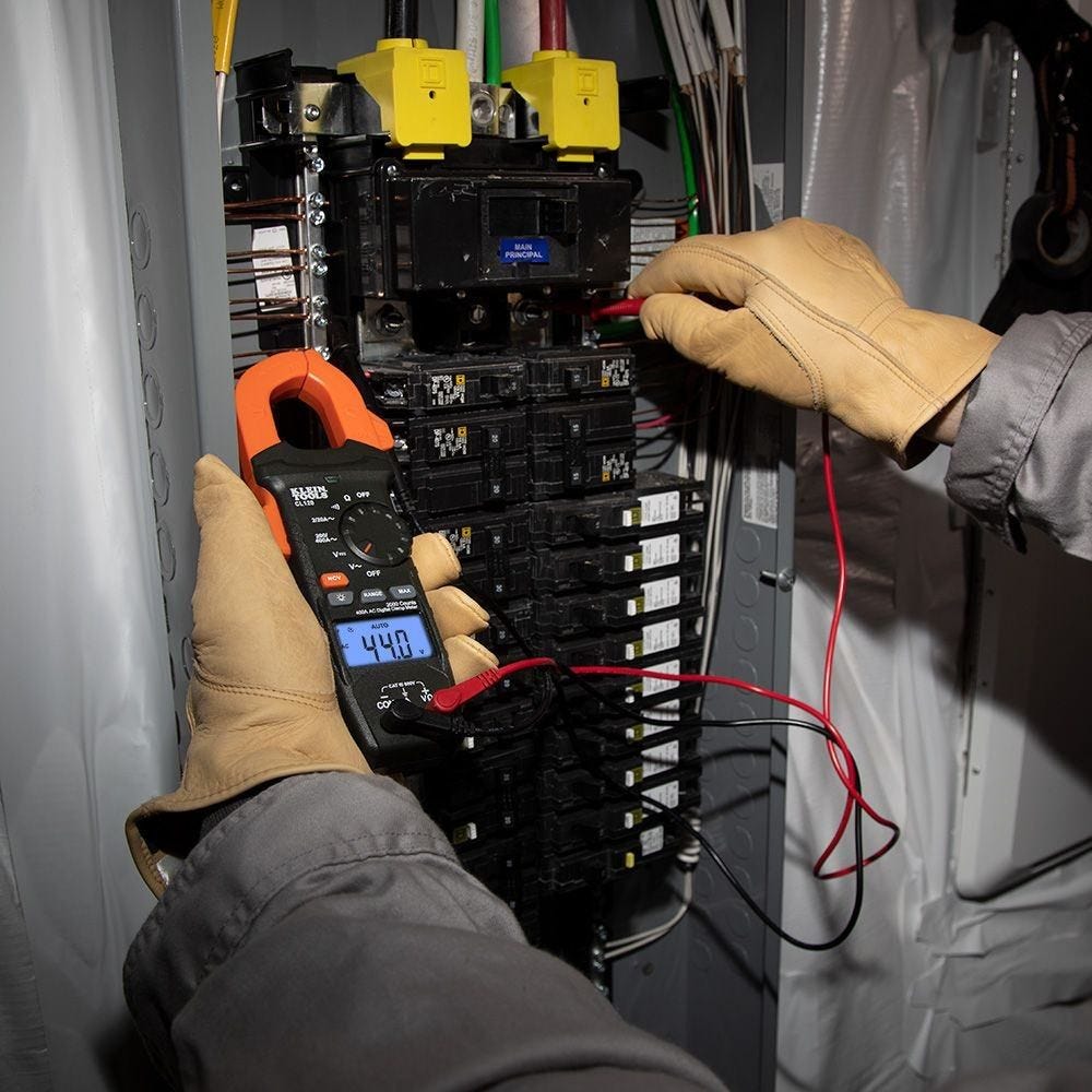 Klein CL120 Digital Clamp Meter, AC Auto-Ranging 400 Amp