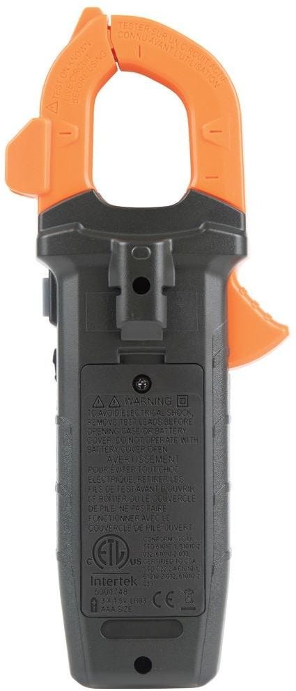 Klein CL390 AC/DC Digital Clamp Meter, Auto-Ranging 400 Amp