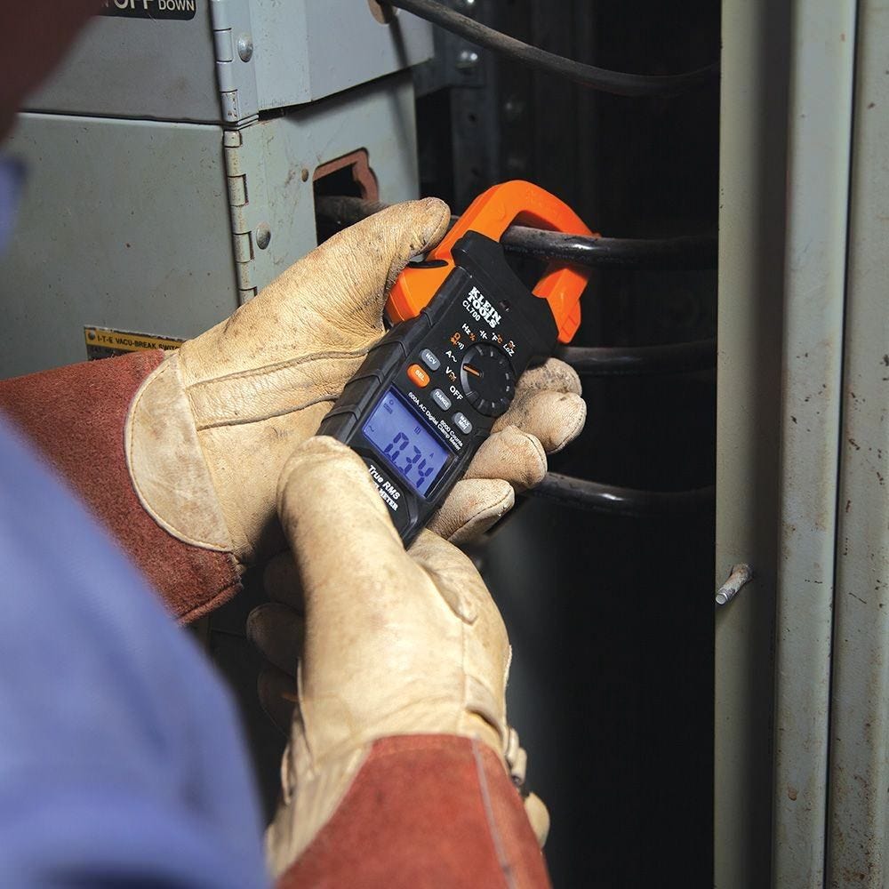 Klein CL700 Digital Clamp Meter, AC Auto-Ranging TRMS, Low Impedance (LoZ) Mode