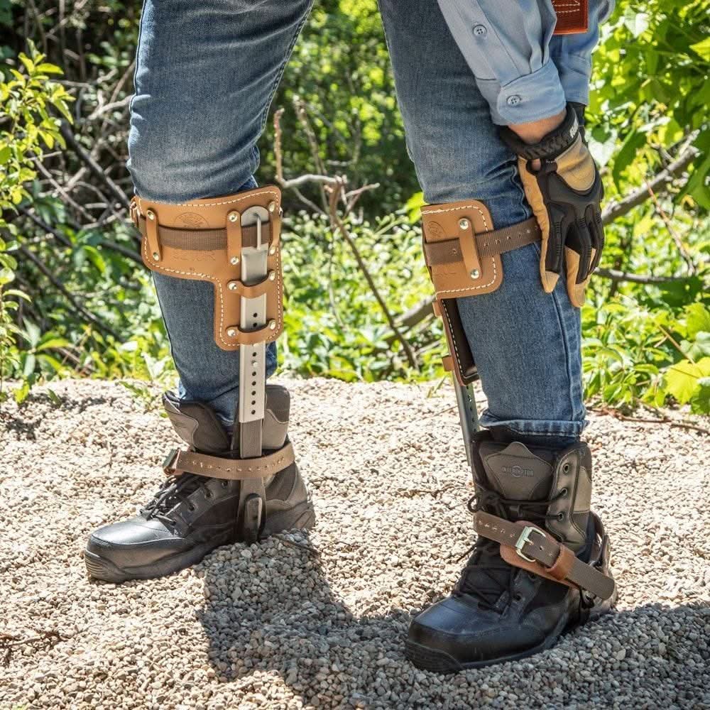 Klein CN1907AR Tree Climber Set 2-3/4-Inch Gaffs, 15 to 19-Inch