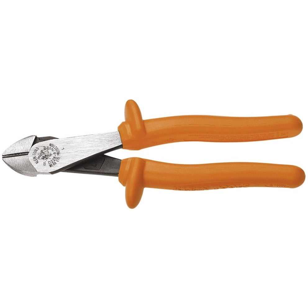 Klein D2000-28-INS 8" Insulated High-Leverage Diagonal-Cutting Pliers