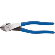Klein D2000-48 8" High-Leverage Diagonal-Cutting Pliers - Angled Head, Heavy-Duty Cutting