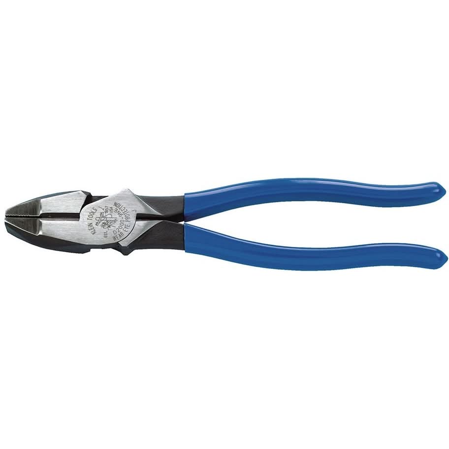 Klein D2000-9NE 9" High-Leverage Side-Cutting Pliers - Heavy-Duty Cutting