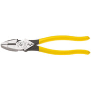 Klein D213-9NE-CR 9" High-Leverage Side-Cutting Pliers - Connector Crimping