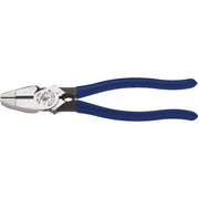 Klein D213-9NETH 9" High-Leverage Side-Cutting Pliers - Lineman's Bolt-Thread Holding