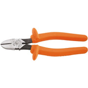 Klein D220-7-INS 7" Insulated Heavy-Duty Diagonal-Cutting Pliers - Tapered Nose