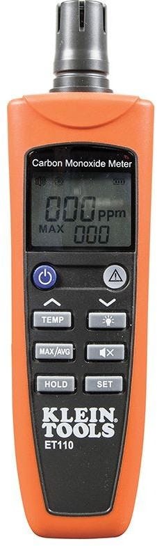 Klein ET110 Carbon Monoxide Detector with Carry Pouch and Batteries