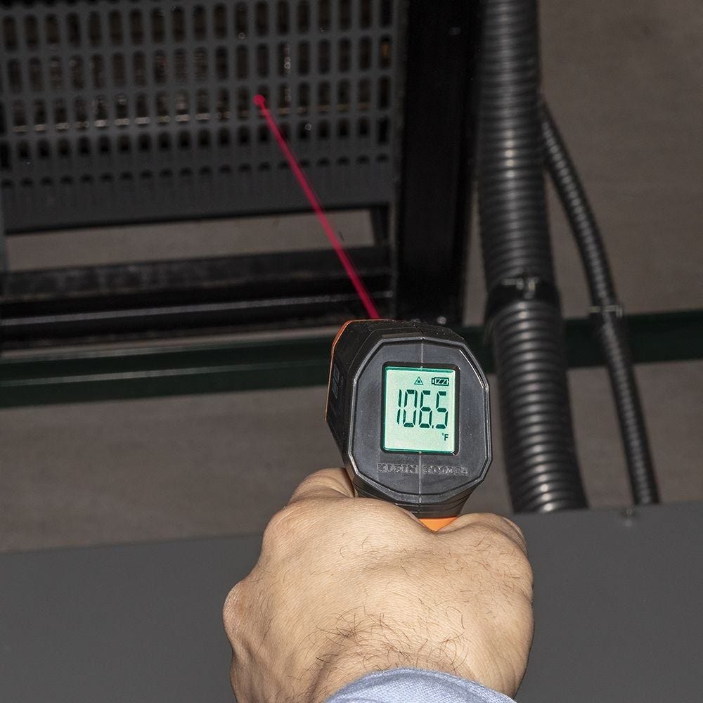 Klein IR1 Infrared Digital Thermometer with Targeting Laser, 10:1