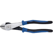 Klein J2000-48 8" Journeyman High-Leverage Diagonal-Cutting Pliers - Angled Head, Heavy-Duty Cutting