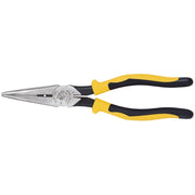 Klein J203-8N 8" Journeyman Heavy-Duty Long-Nose Pliers  Side-Cutting & Stripping