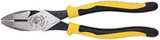 Klein J213-9NECR 9" Journeyman High-Leverage Side-Cutting Pliers - Connector Crimping