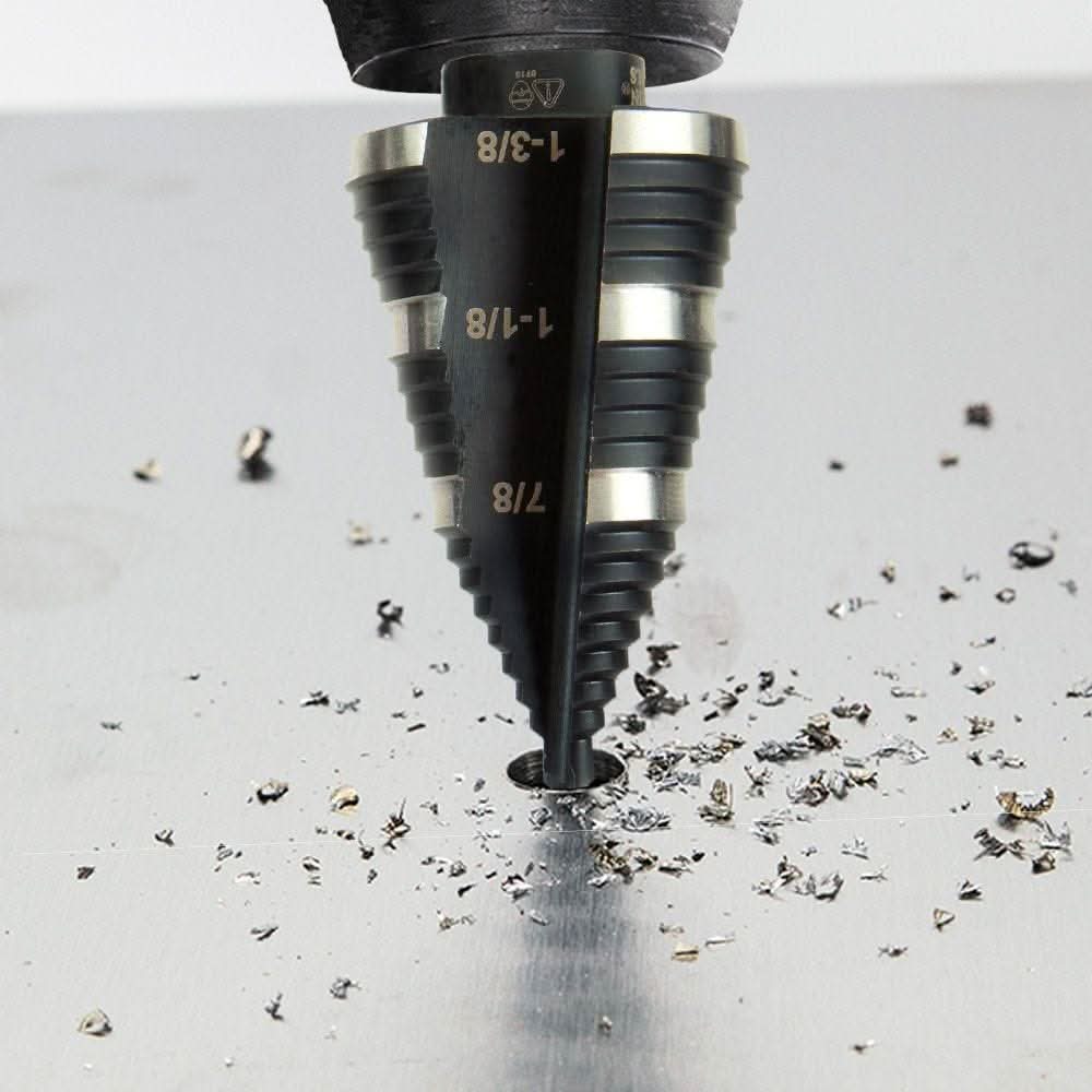 Klein KTSB15 Step Drill Bit #15 Double Fluted 7/8 to 1-3/8-Inch