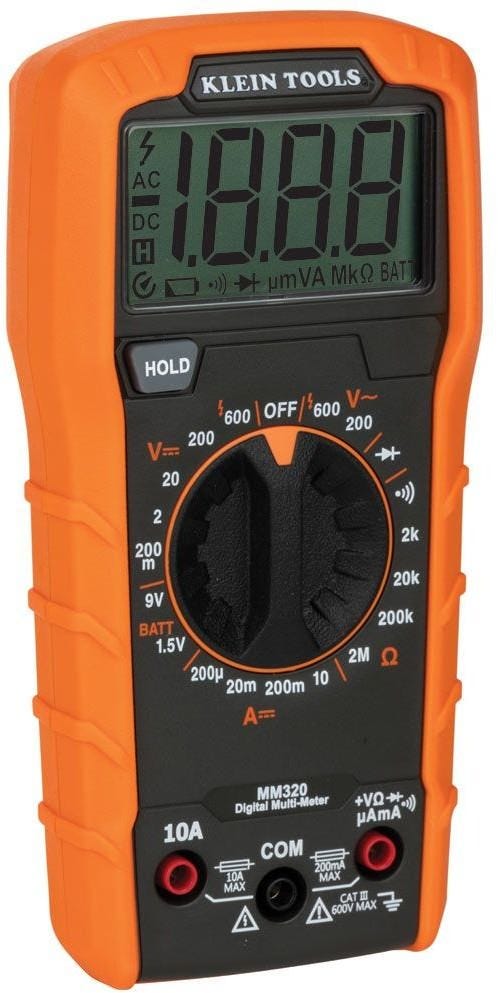 Klein MM320KIT Digital Multimeter Electrical Test Kit