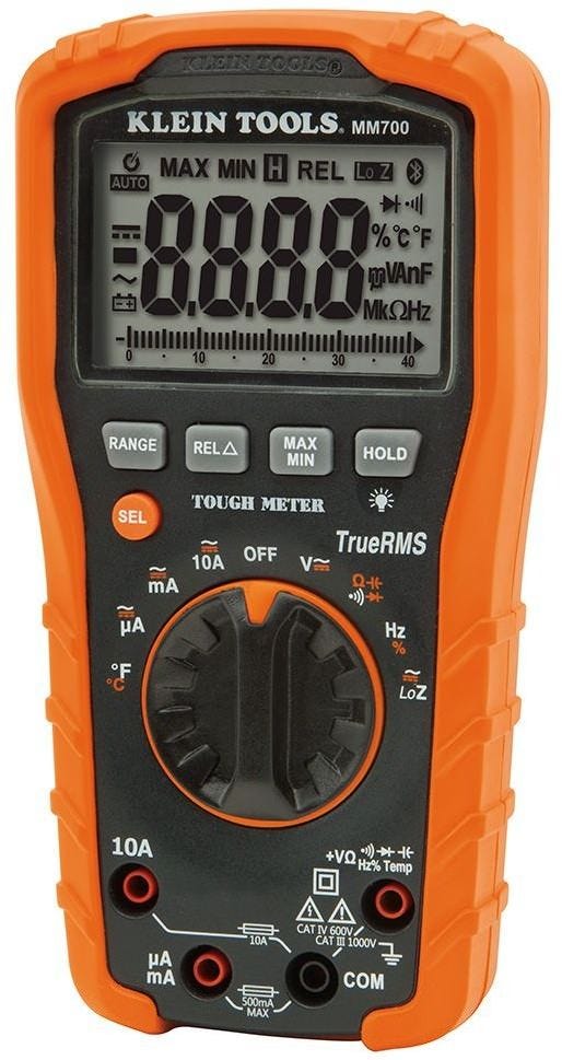 Klein MM700 Digital Multimeter TRMS/Low Impedance, 1000V