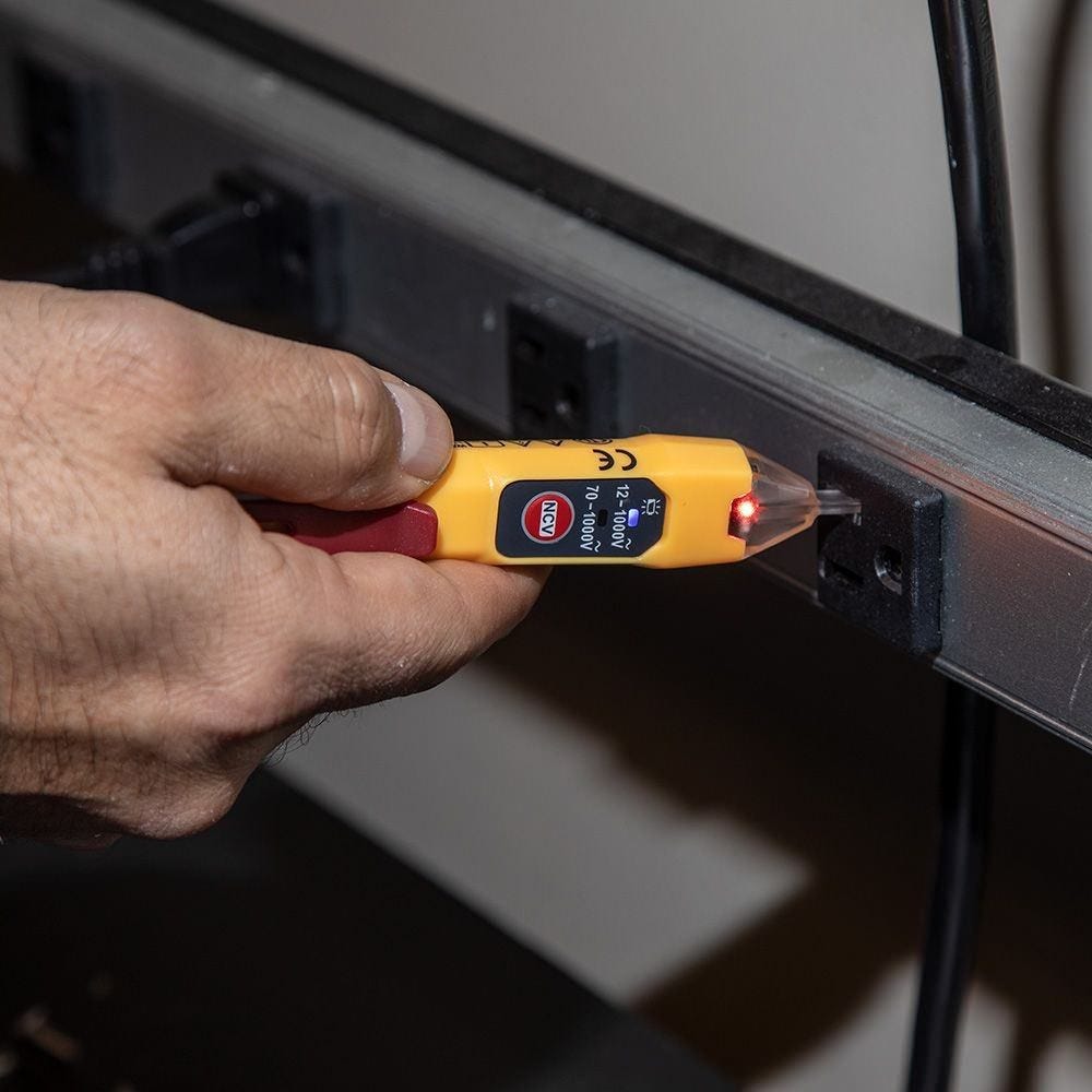 Klein NCVT2PKIT Dual Range Non-Contact Voltage Tester with Receptacle Tester