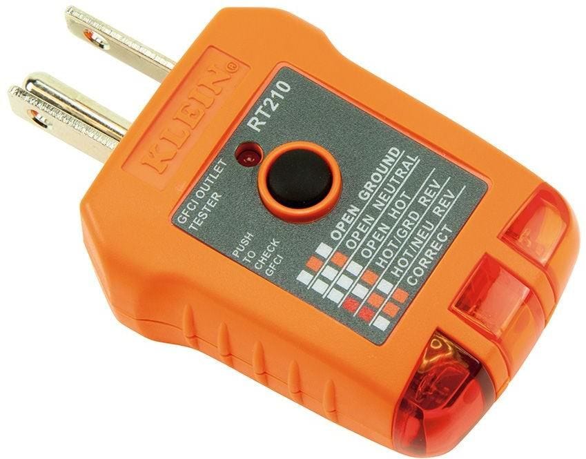 Klein RT210 GFCI Outlet Tester