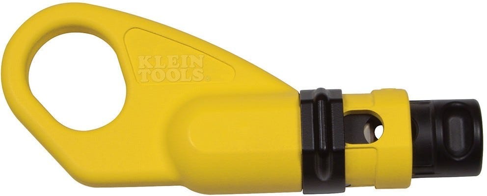 Klein Tools Compression Crimper with Coax Cable Stripper and Wire Strippers