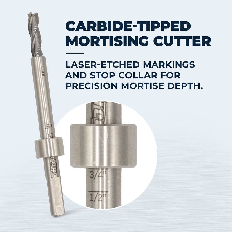 Kreg Tool KLTJ100 MortiseMate Loose Tenon Jig w/ 6mm Cutter