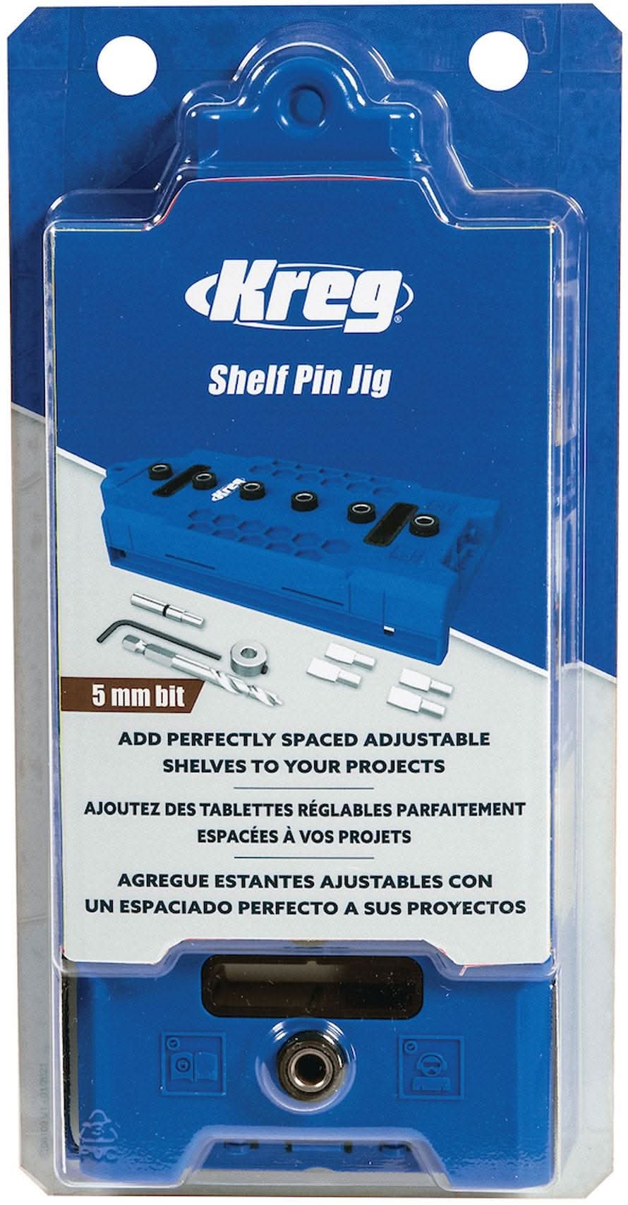 Kreg KMA3232 Shelf Pin Jig - 5 mm – Tool Nut