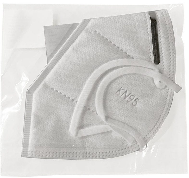 1-Pack KN95 Disposable Respirator Mask