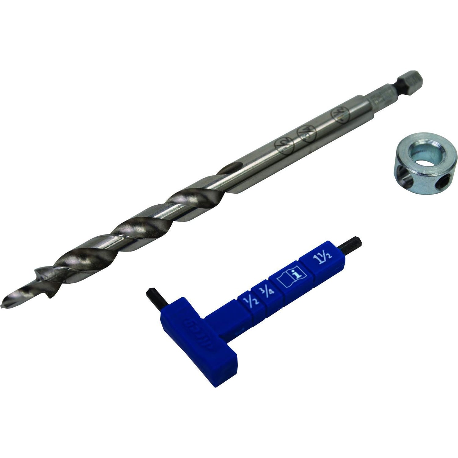 Kreg KPHA308 Easy-Set Drill Bit with Stop Collar
