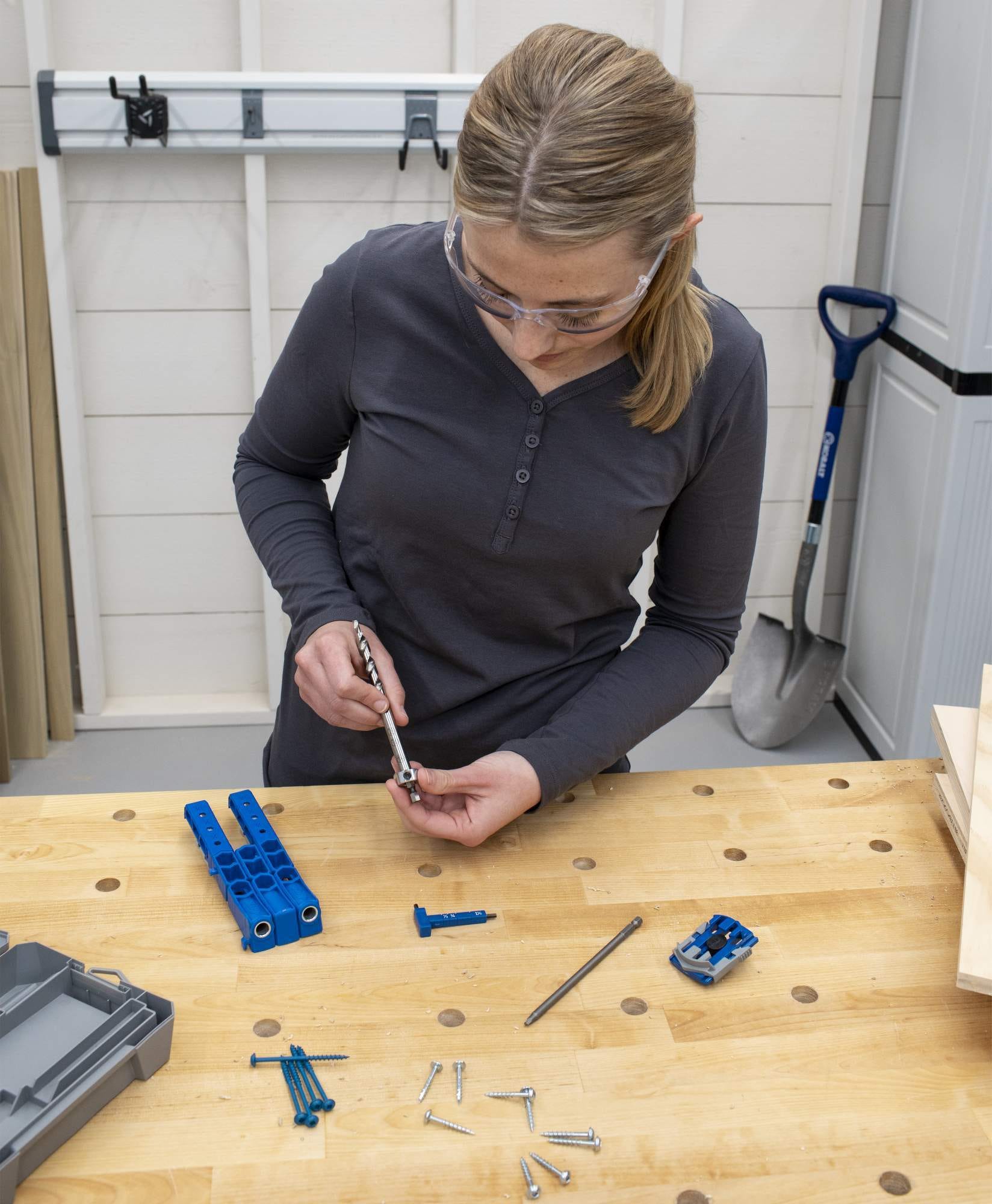 Kreg KPHA308 Easy-Set Drill Bit with Stop Collar