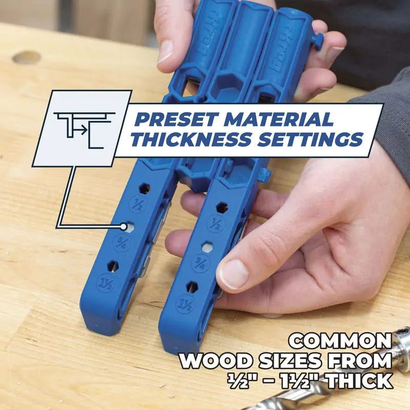 Kreg Tool KPHJ230 Pocket-Hole Jig Micro