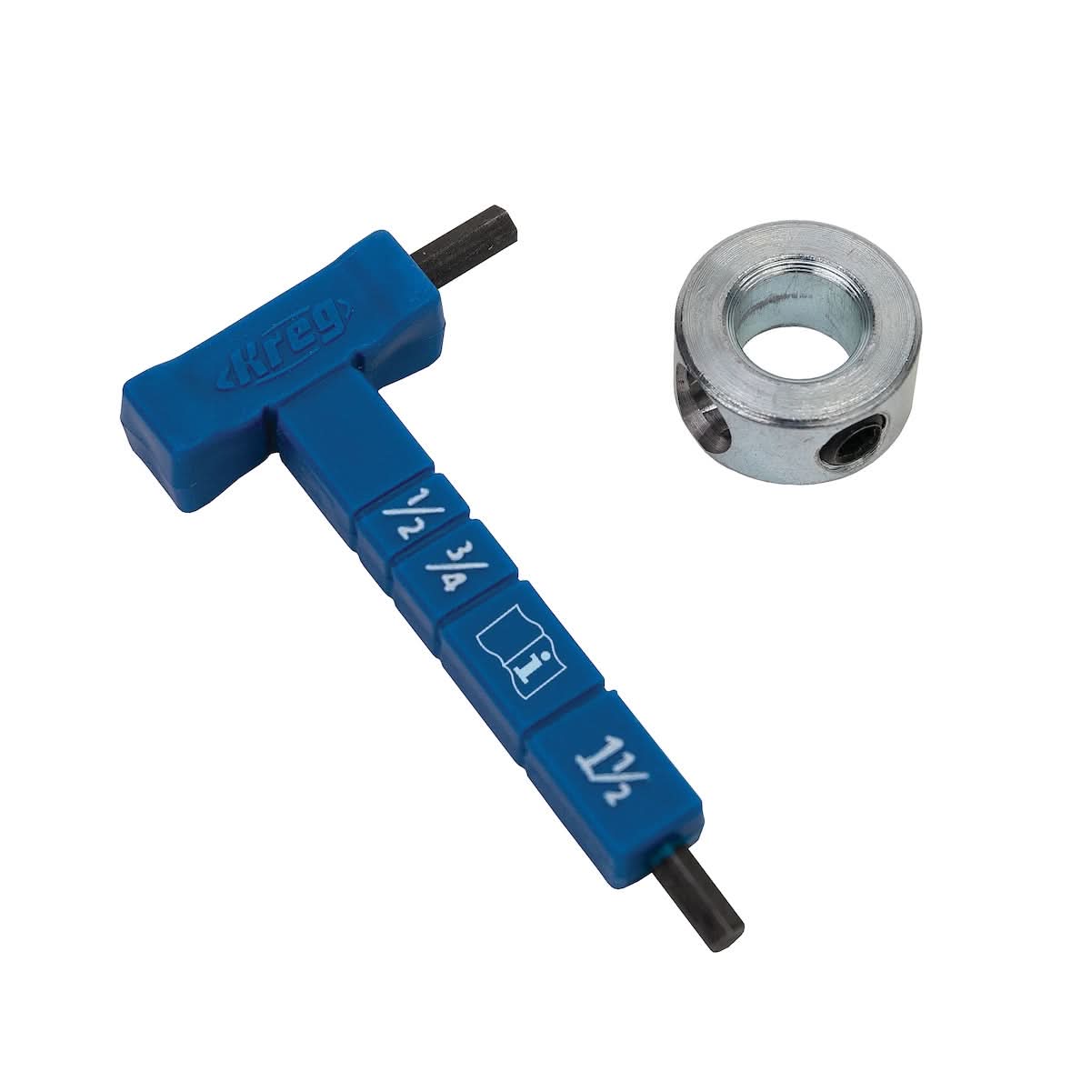 Kreg KPHA330 Easy-Step Stop Collar and Material Thickness Gauge