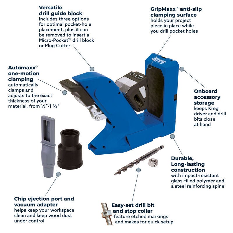 Kreg KPHJ720PRO Professional Pocket Hole Jig 720