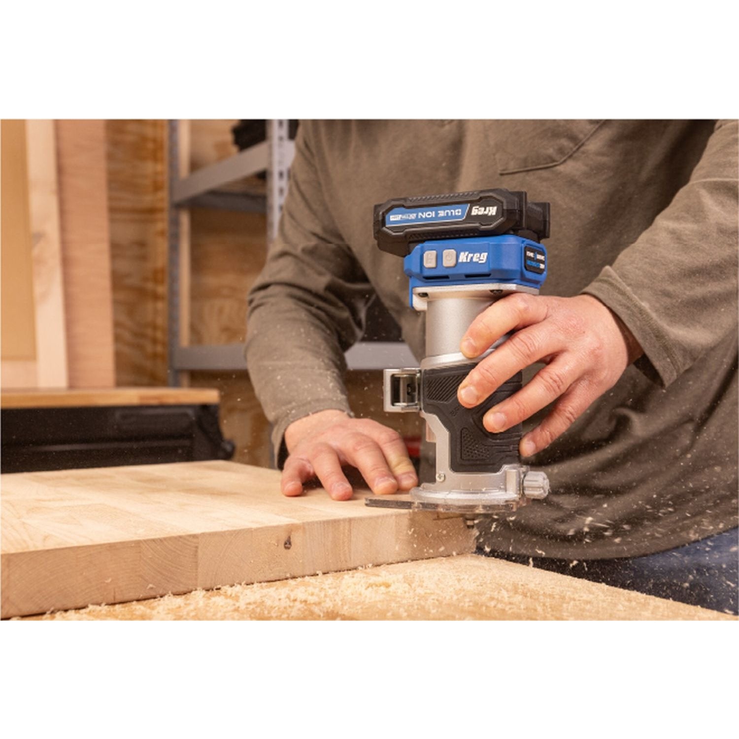 Kreg KPTRT025A 20V Ionic Drive Cordless 1/4-in Trim Router, Tool Only