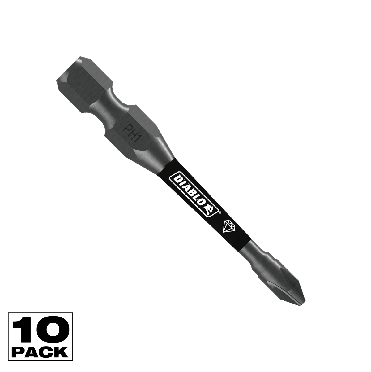 Diablo 2 in. Demon Phillips #1 Drive Bit (DSDPH12B)