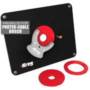 Kreg Tool PRS4036 Precision Router Table Insert Plate For Porter-Cable & Bosch