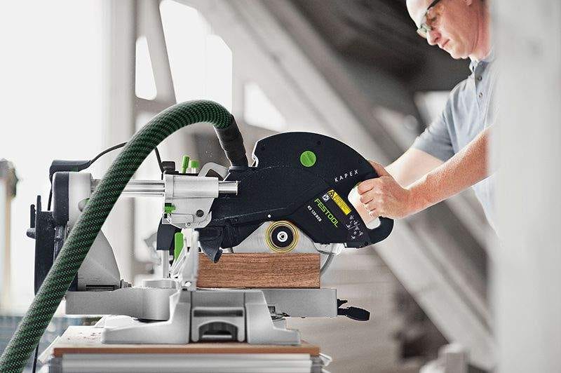 Festool 575306-497354 Kapex KS 120 REB Sliding Compound Miter Saw + Metric Stand w/ Extensions Combo