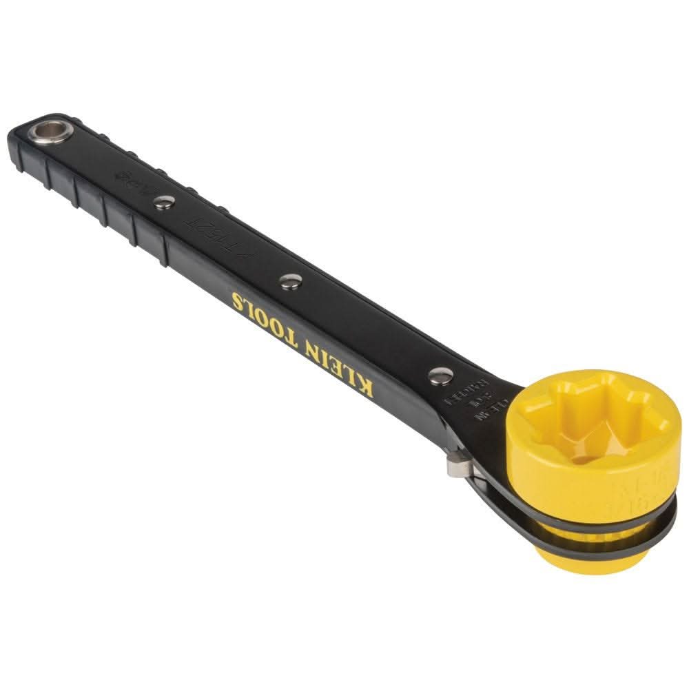 Klein Tools KT152T 4-in-1 Lineman's Slim Ratcheting Wrench
