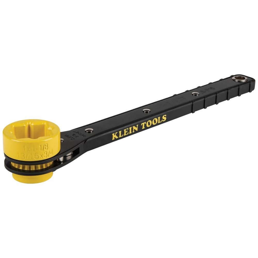 Klein Tools KT152T 4-in-1 Lineman's Slim Ratcheting Wrench