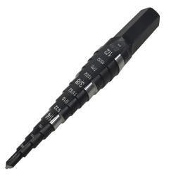 Klein Tools KTSB01 Step Drill Bit Double-Fluted #1, 1/8 to 1/2-Inch