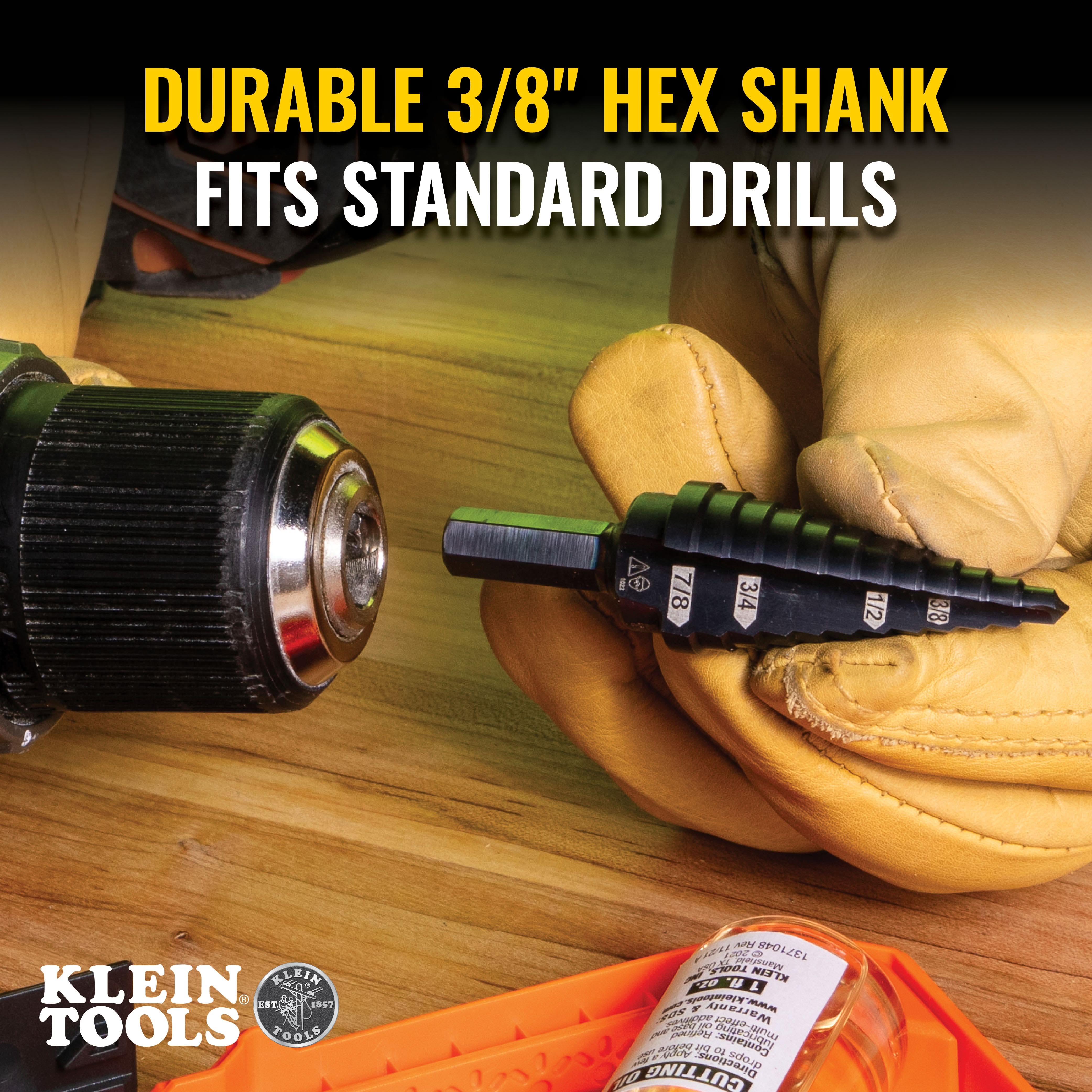 Klein Tools KTSBSPRO 3-Piece Premium Electrician's 3/8-in. Hex