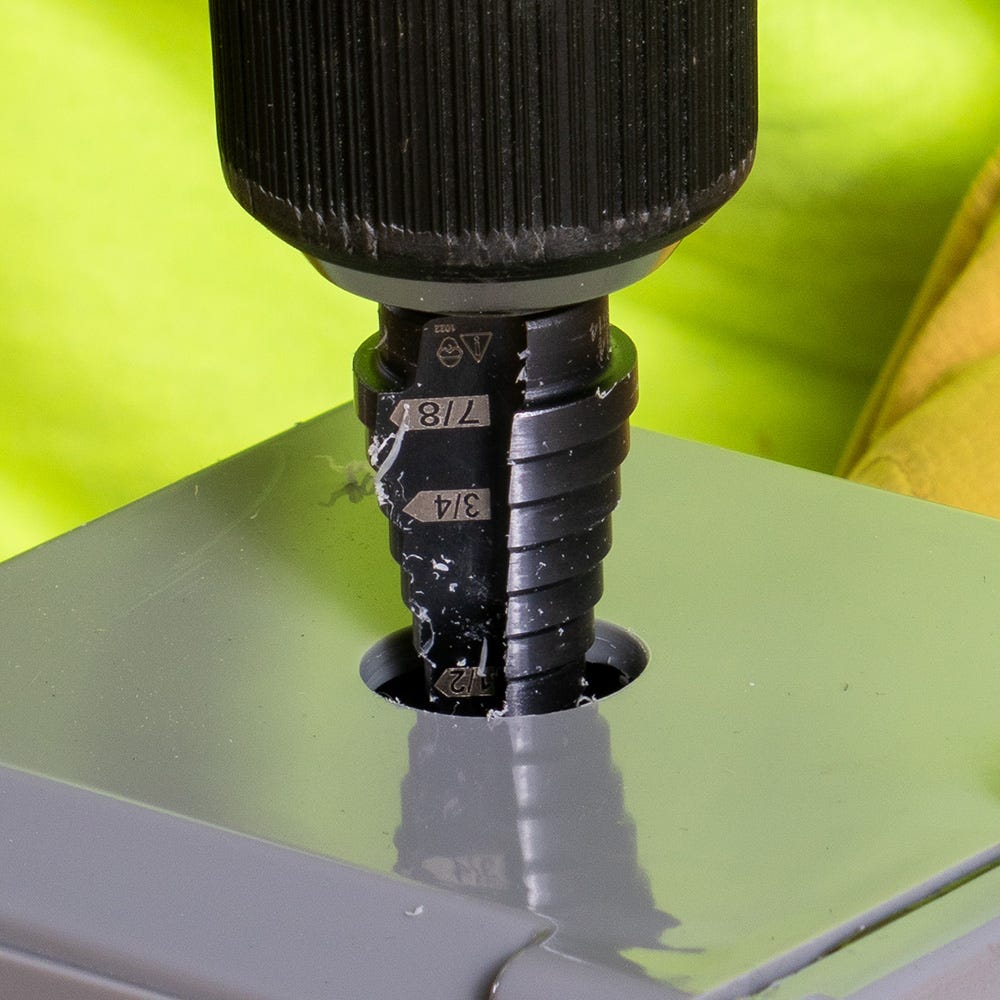 Klein Tools KTSBSPRO 3-Piece Premium Electrician's 3/8-in. Hex Step Bit Set