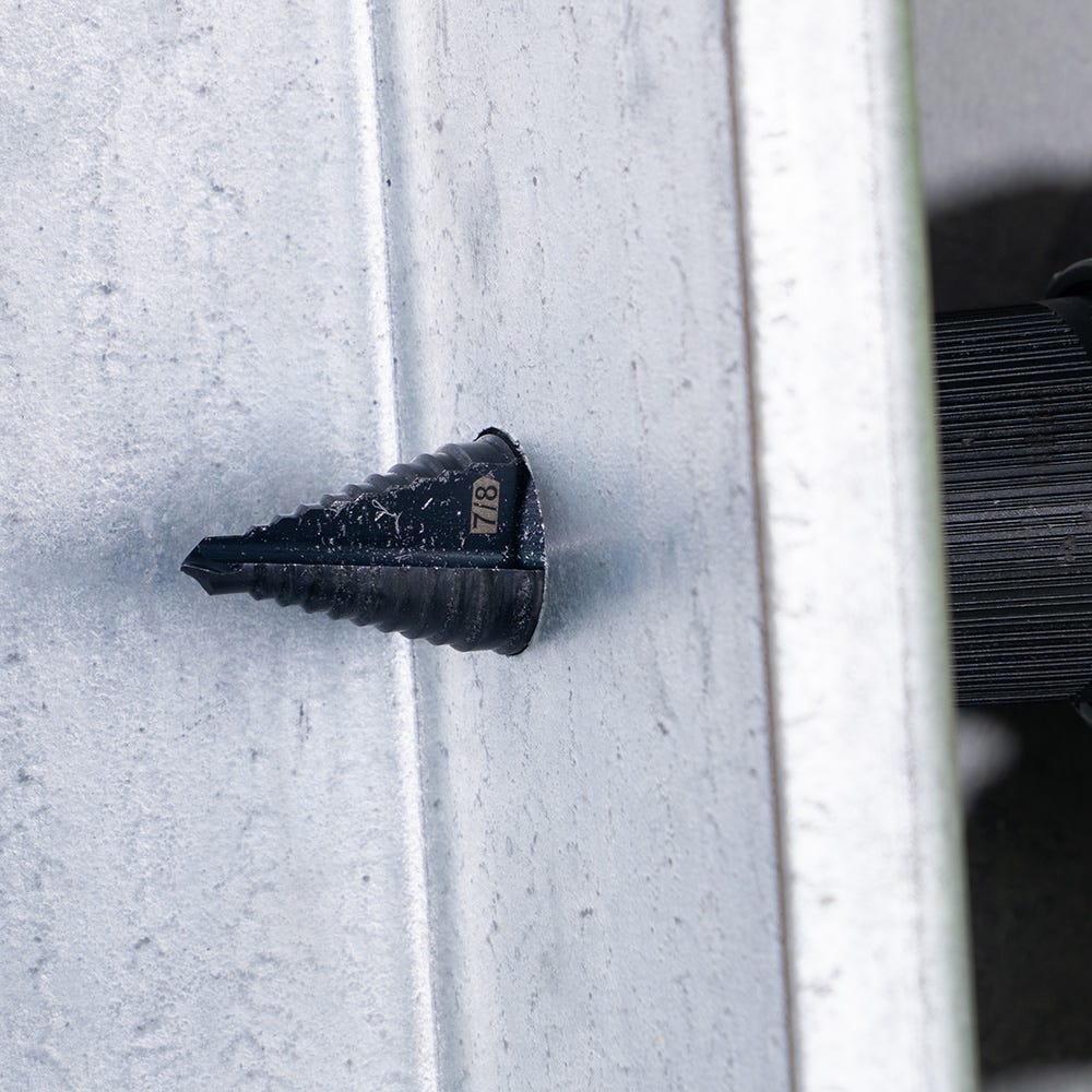 Klein Tools KTSBSPRO 3-Piece Premium Electrician's 3/8-in. Hex Step Bit Set